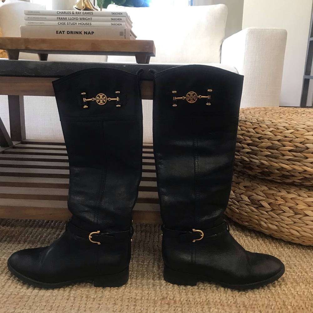 Size 6.5 Tory Burch leather riding boots